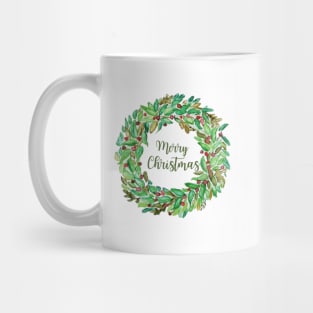 WL Merry Christmas Wreath Mug